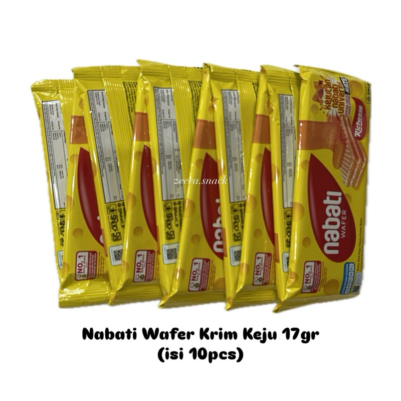 

Nabati Keju 17gr 1 renceng isi 10