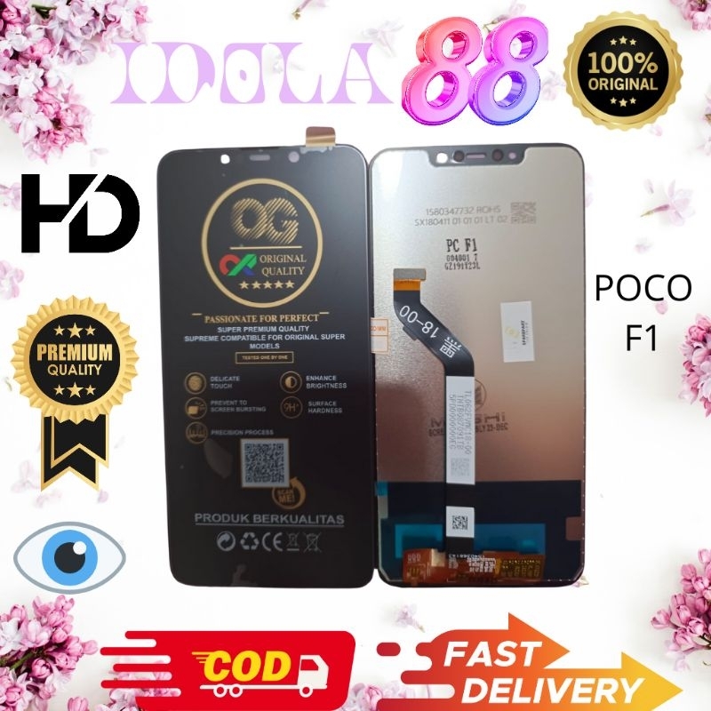 LCD FULLSET POCOPHONE F1 / POCO F1 ORIGINAL TOUCHSCREEN LCD