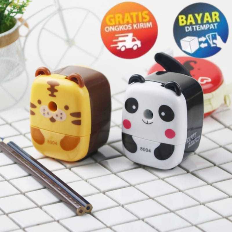 

MIKADO - KP165 RAUTAN PUTAR MINI HARIMAU PANDA SERUTAN MEJA KARAKTER ANIMAL LUCU PERALATAN SEKOLAH ANAK LUCU ALAT TULIS SEKOLAH