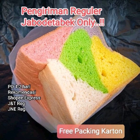 

Roti Tawar Pelangi Isi 10 Slice