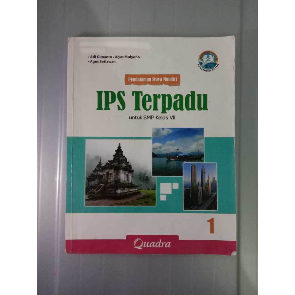 

Buku PSM IPS Terpadu SMP Kelas VII Quadra - Kurikulum 2013 - Buku Bekas