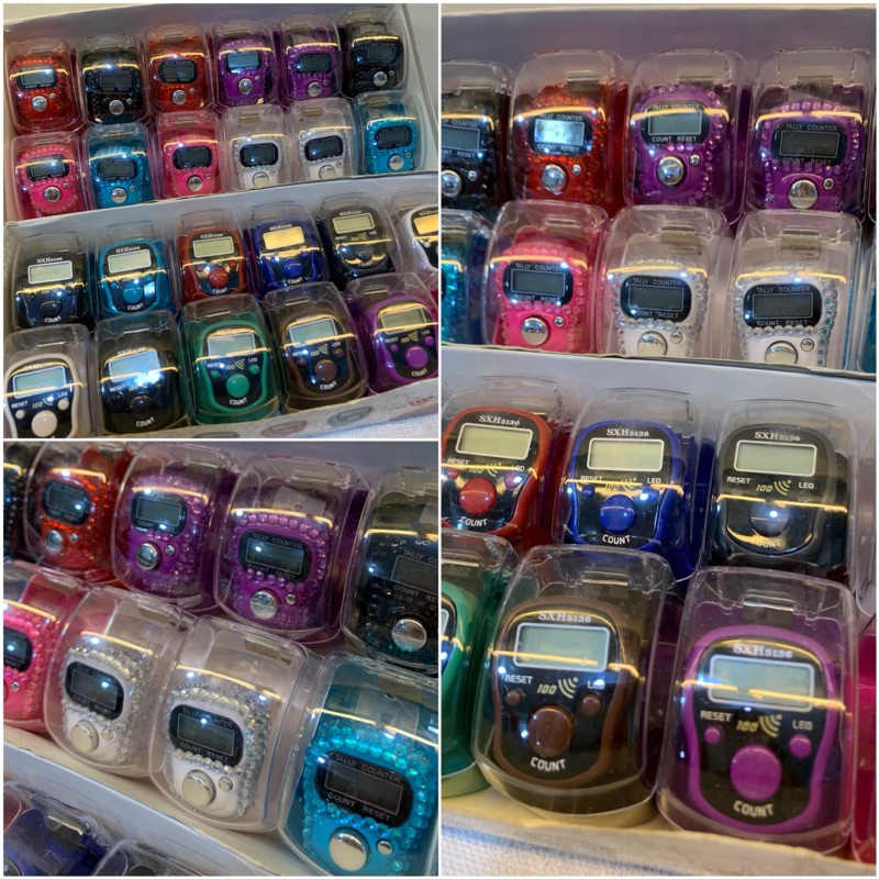 [SXH] Tasbih Digital Swarosky Non Led & Tasbih Digital Alarm + LED ~ Tasbih Digital Bling-Bling Swar