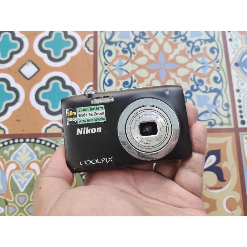 Kamera digicam Nikon Coolpix S2600 siap pakai