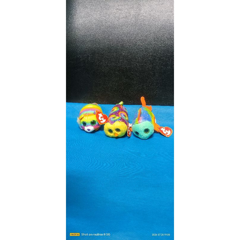 Paket Boneka Kecil Hewan TY Ori New Tag (Burhan,  Ikan, Singa)