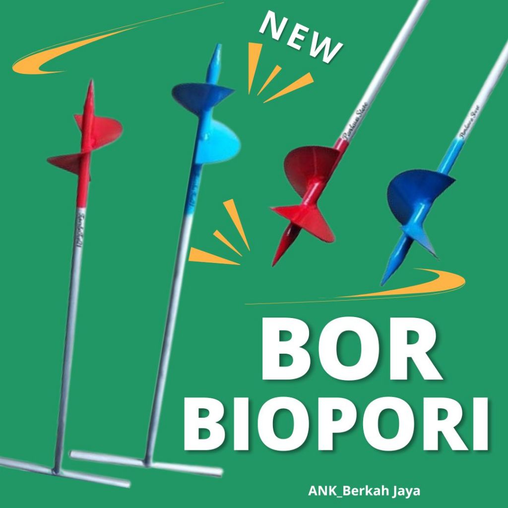 Bor Biopori | Alat Bor Tanah Manual | Bor Resapaan Air