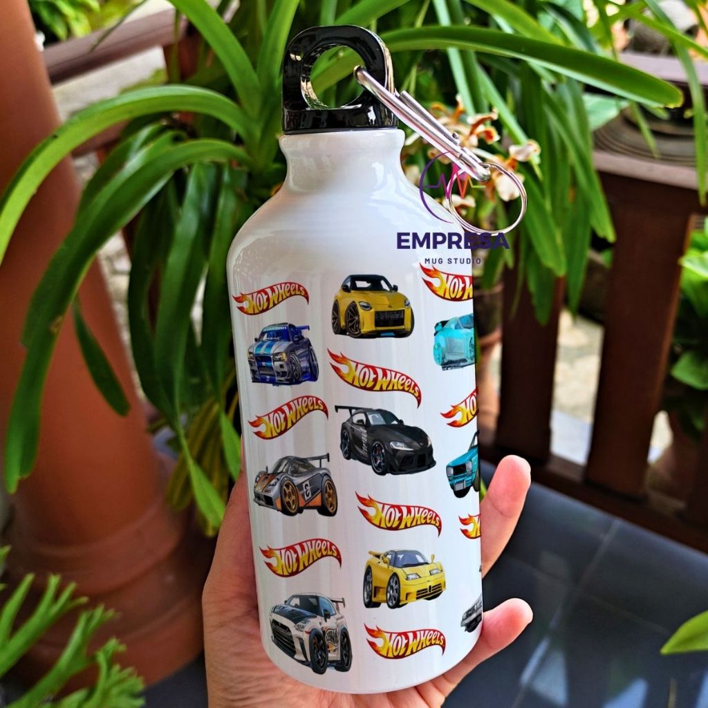 Hot wheels tumbler sport botol air minum sekolah hotwil hotwheels mobil mainan