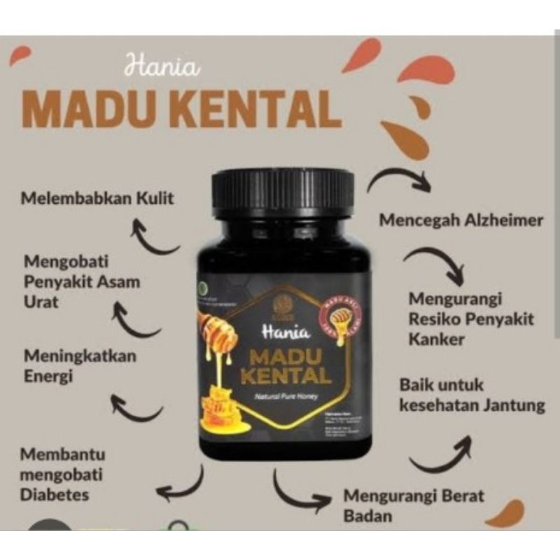 

HANIA MADU KENTAL HNI 250GR