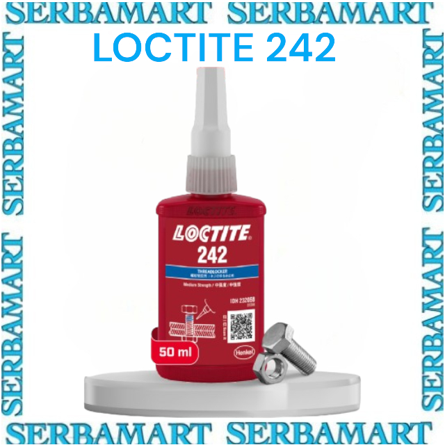 

LOCTITE 242 Threadlocker Blue Medium Strength 50 ml - Lem Baut Loctite 242 50ml