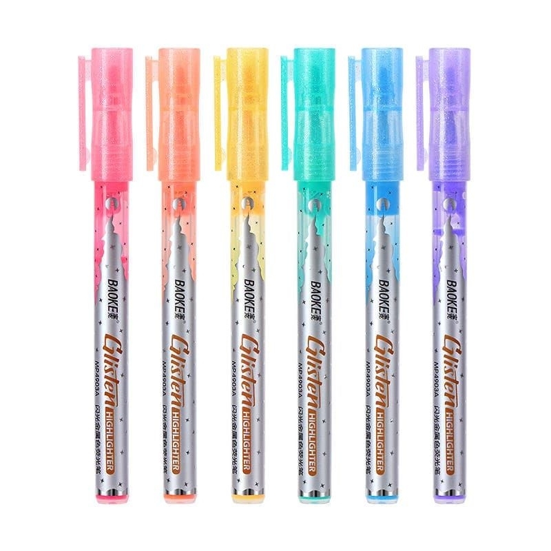 

Spidol WARNA novelty colored fluorescent pen 1 pak isi 6 warna MP4903A