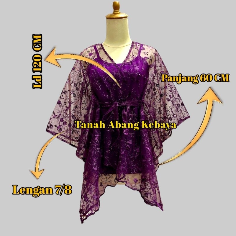 Outer pita kebaya cantik kebaya bridesmaid lamaran wisuda terkini atasan kebaya 2024 teraris