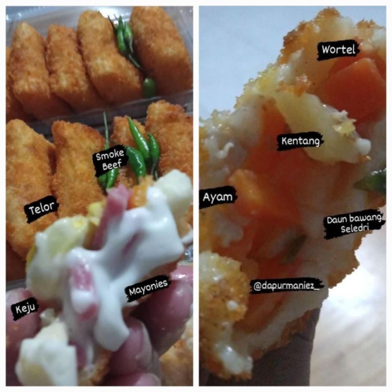 

Makanan masakan rumahan Risoles Sayur / Beef Mayo (Frozen/Goreng) Lihat Deskripsi Untuk Lebih Lanjutnya