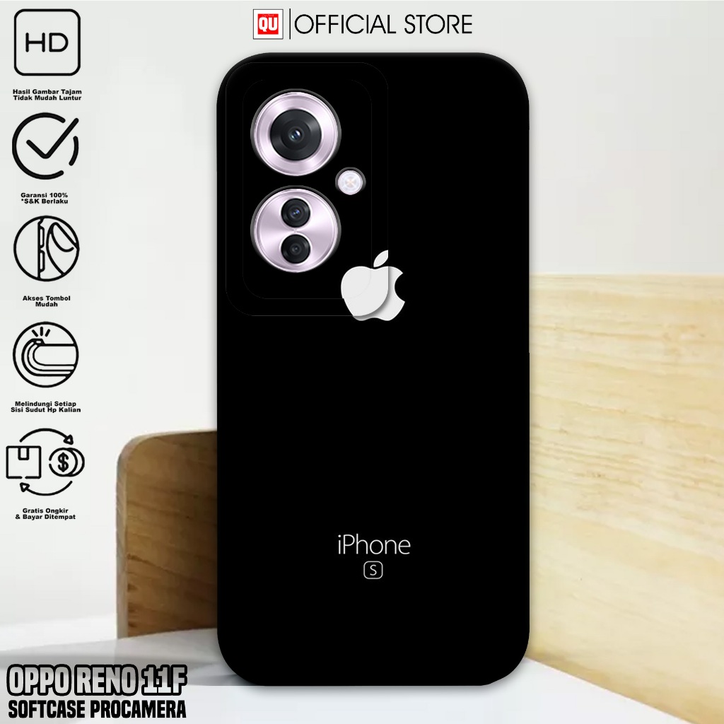 Case Oppo Reno 11F 5G - Casing Hp Oppo Reno 11F 5G Terbaru Motif BRAND - Softcase Hp Oppo Reno 11F 5