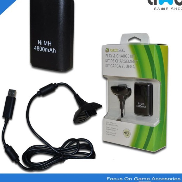 Cod play  charge kit xbox 36 48mah