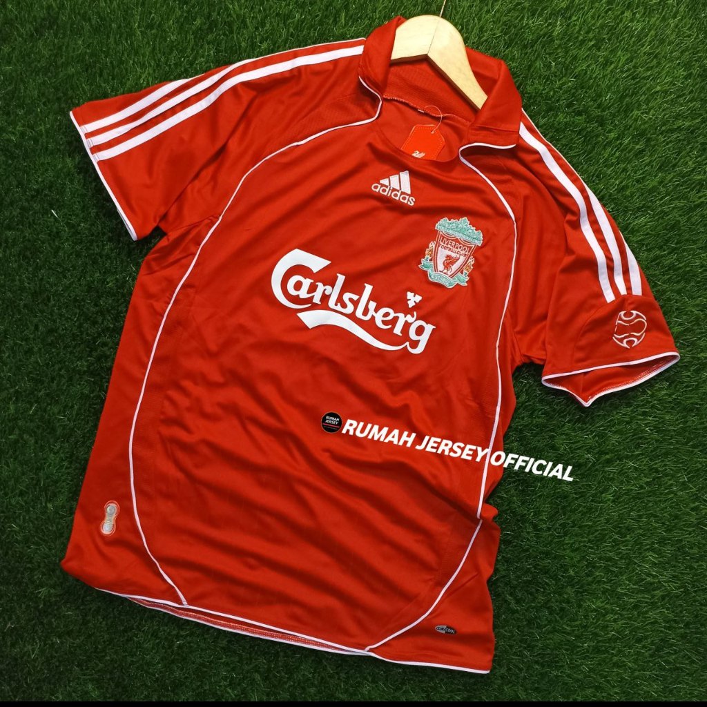JERSEY RETRO LIVERPOOL HOME 2006/07 GRADE ORI BAJU BOLA LFC VINTAGE KLASIK 2007