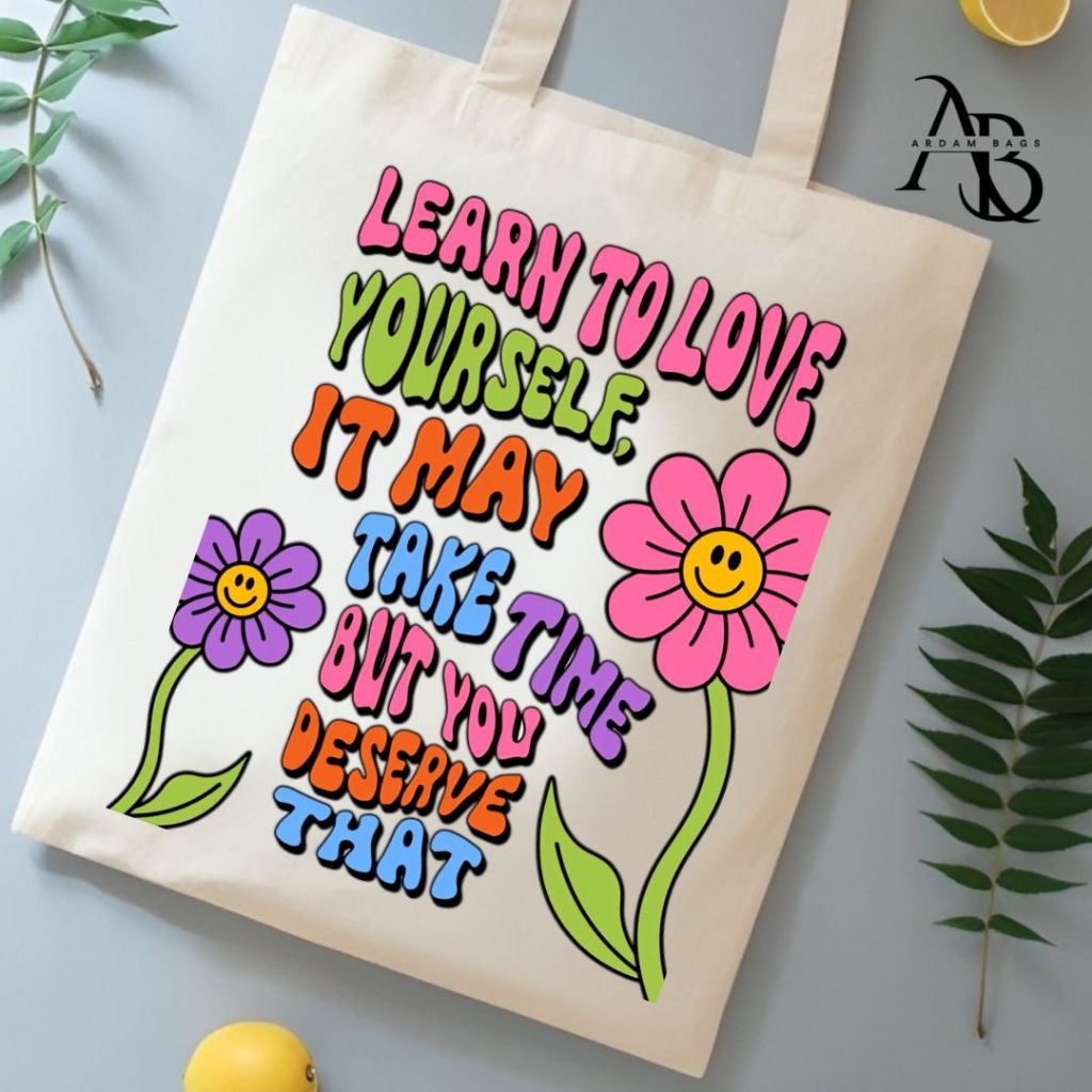 Toebag blacu quotes aesthetic // totebag blacu premium