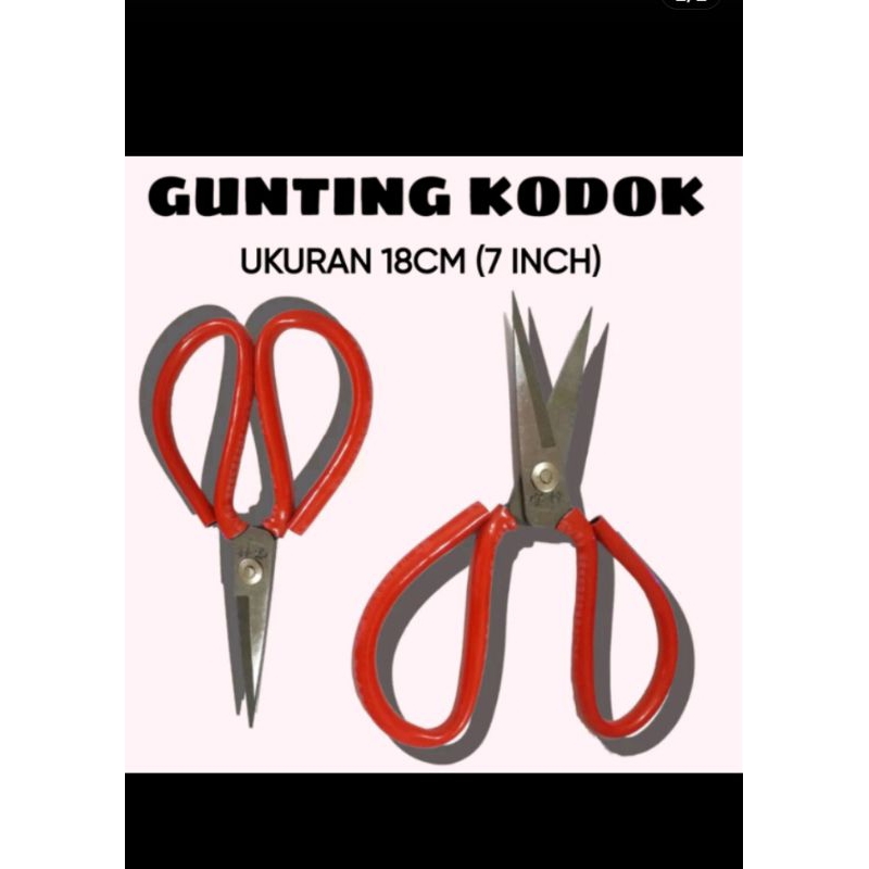

GUNTING KODOK 18 CM (7 INCH)