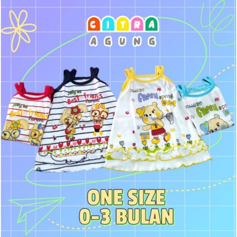 dress / rok yukensi bayi perempuan 0-3 bulan