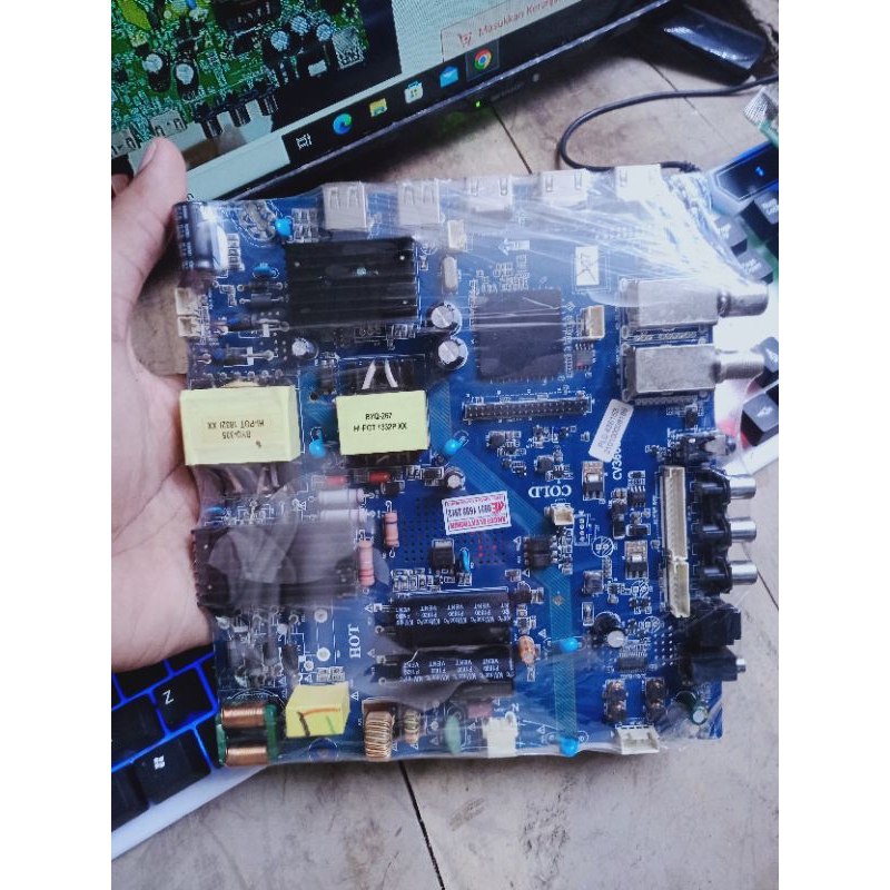 MB MAINBOARD TV LED POLYTRON PLD43S153 - MB TV POLYTRON PLD 43S153
