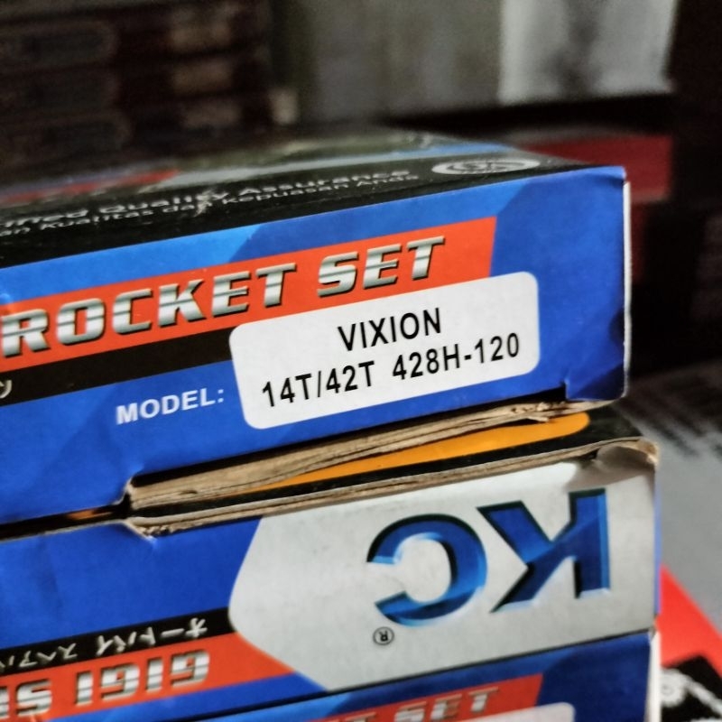 GEAR SET VIXION UNTUK MOTOR VIXION MERK KC PREMIER