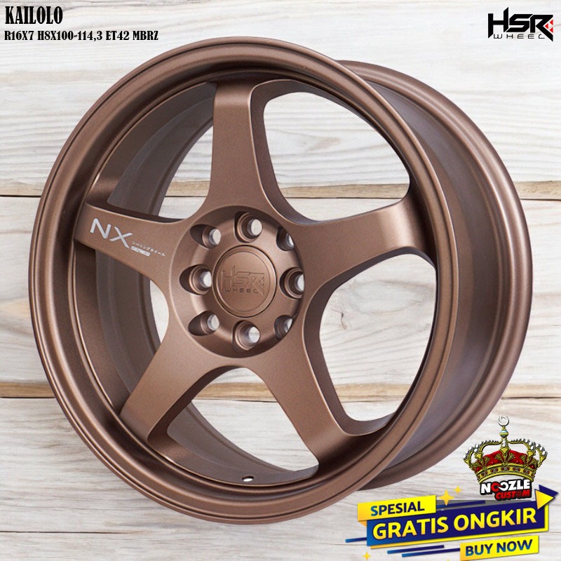 Velg Mobil Avanza Xenia Brio Ring 16 Type HSR R16 Kailolo Pelek Mobil Variasi