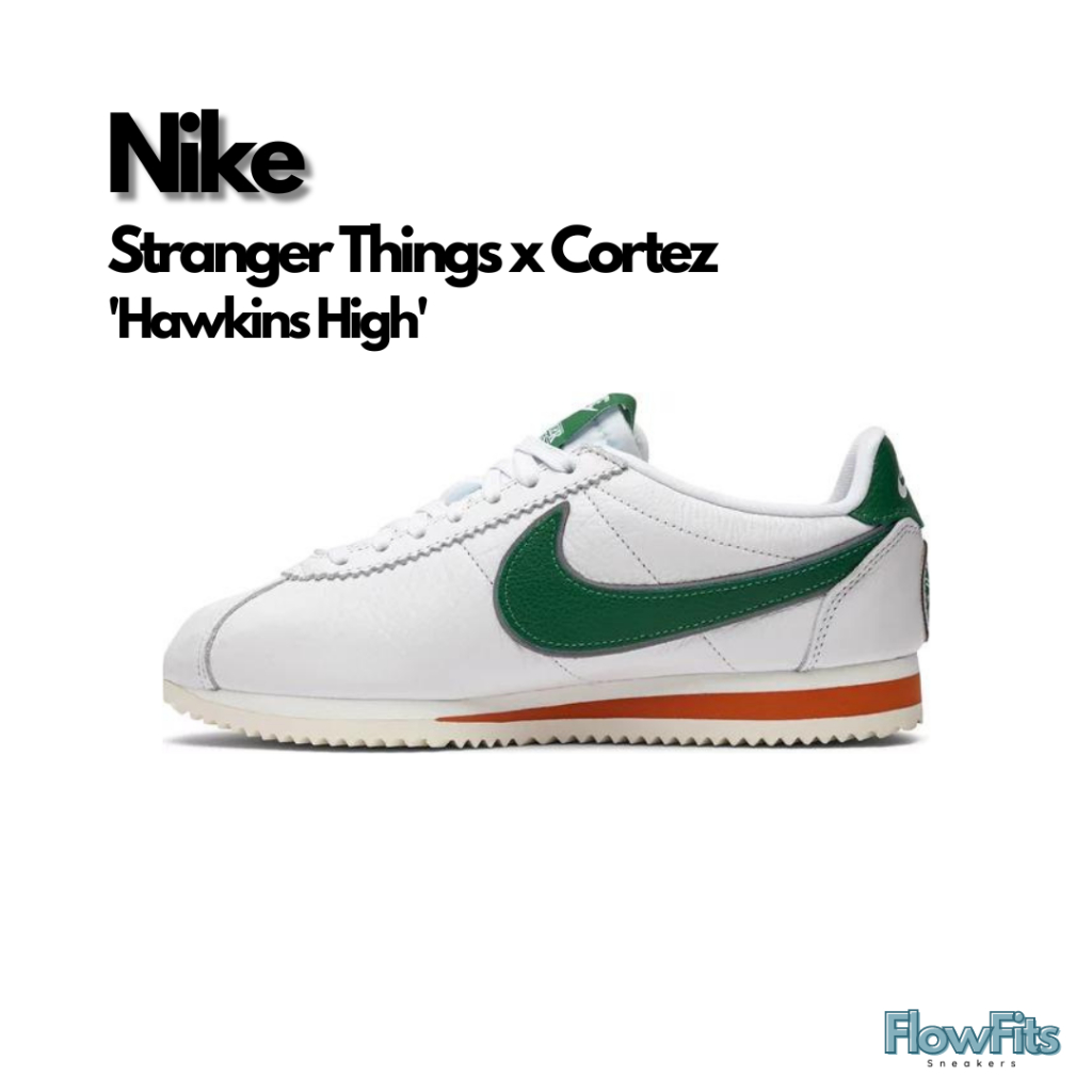 Stranger Things x Cortez 'Hawkins High' CJ6106 -100 BNIB ORIGINAL Sneakers Pria Wanita UNISEX