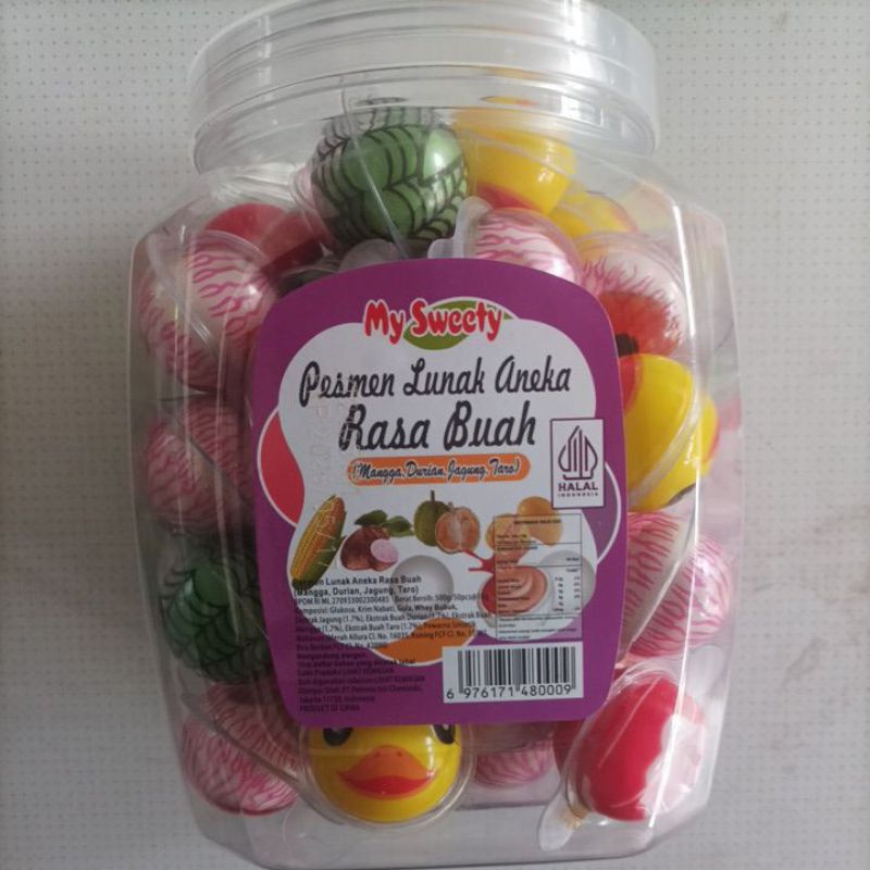 

Permen lunak Viral isi 50 pcs Rasa Buah