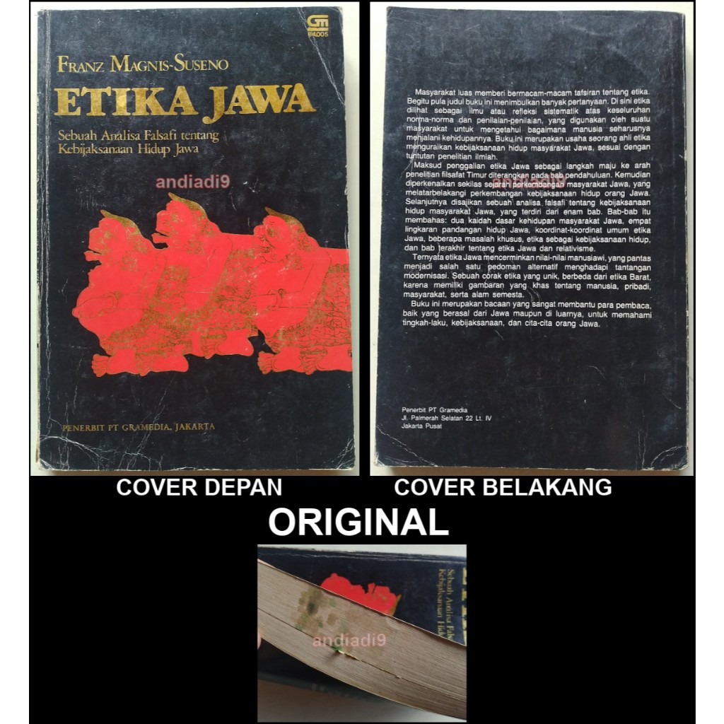 ETIKA JAWA FRANZ MAGNIS SUSENO 1985 ORIGINAL
