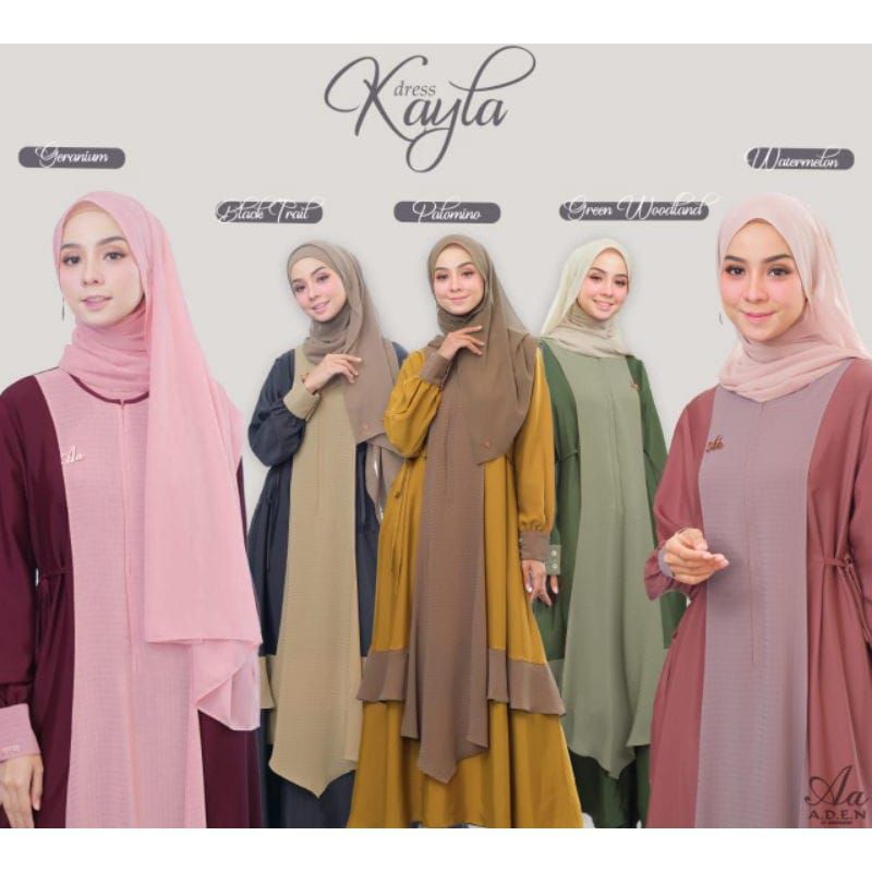 GAMIS WANITA KAYLA BY ADEN