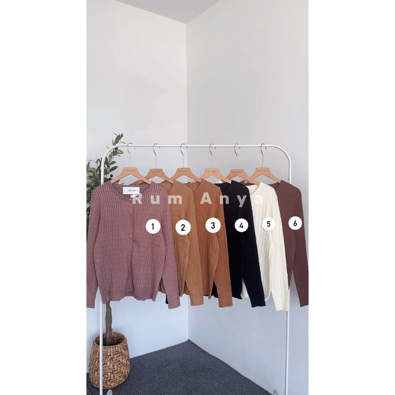 cardigan knit vika rum anya