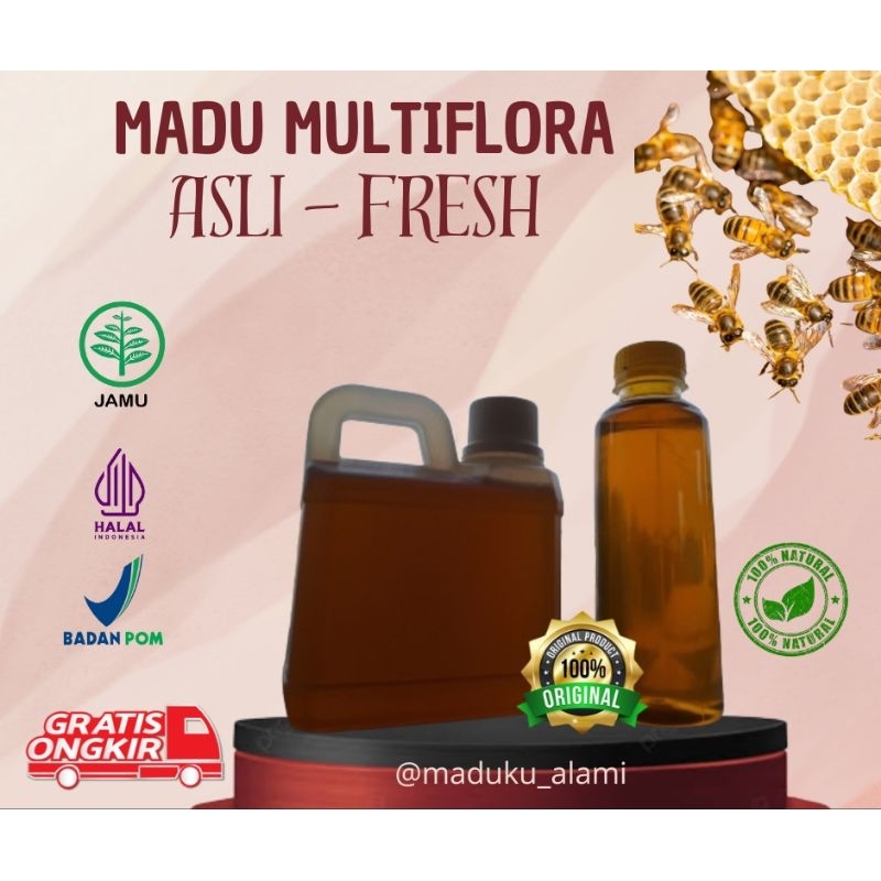 

[ ReadyStock] Spesial Bundle MADU MULTIFLORA Murni Tanpa Oplosan Alami Dan Fresh
