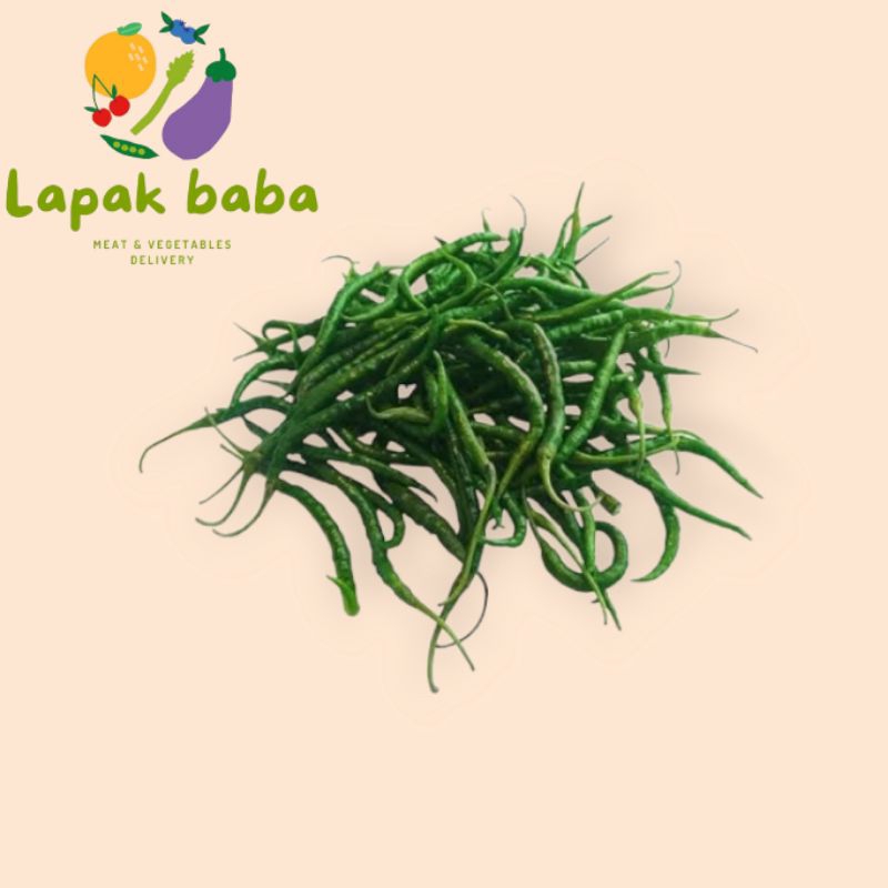 

CABE HIJAU KERITING / CABAI HIJAU KERITING 100 GRAM