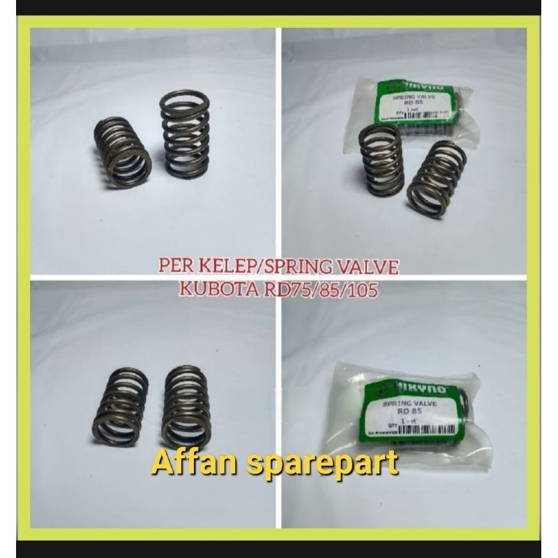 per kelep kubota RD75/85/105 spring valve kubota RD75/105