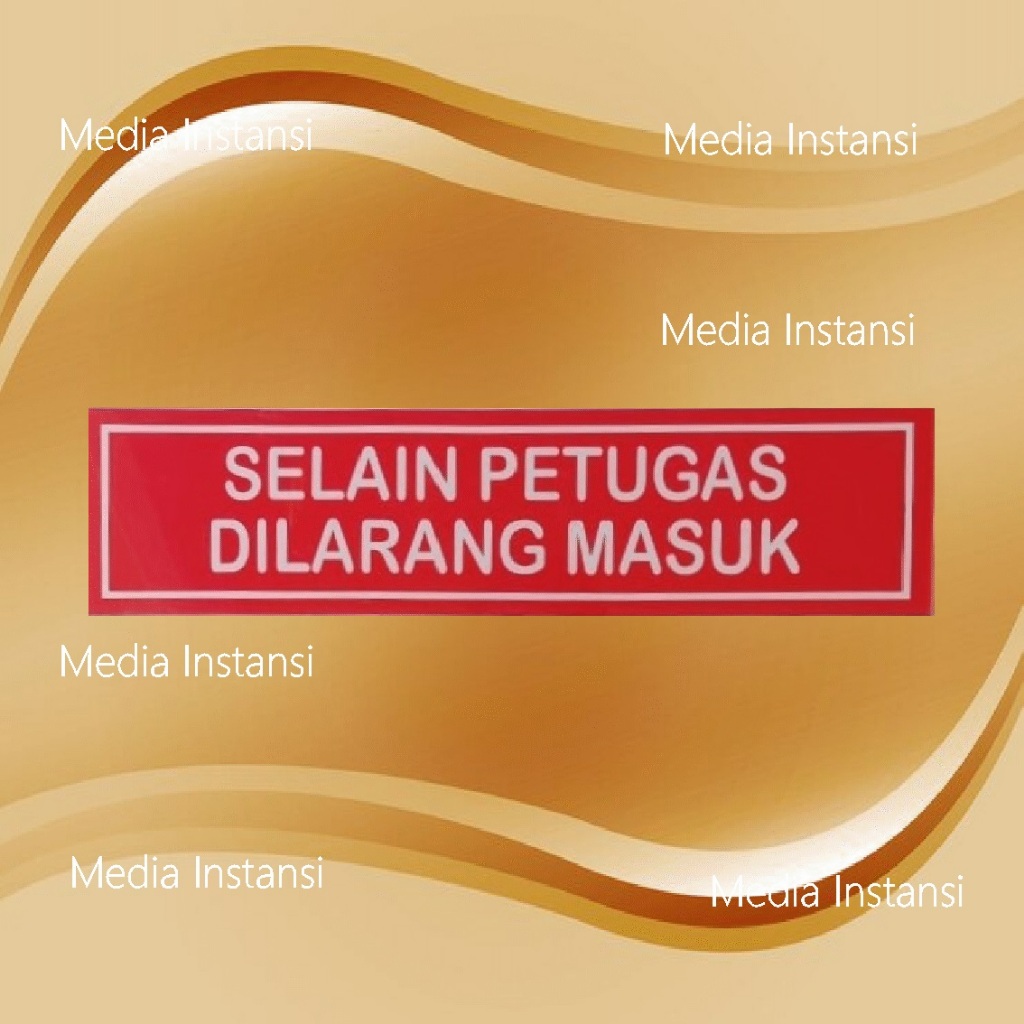 

Akrilik Selain Petugas Dilarang Masuk Besar | Akrilik Tata Tertib Instansi Akrilik Kantor dan Instansi