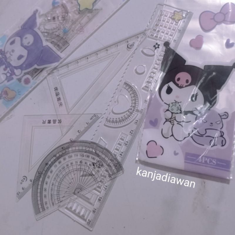 

Penggaris Kuromi Set Penggaris Sanrio