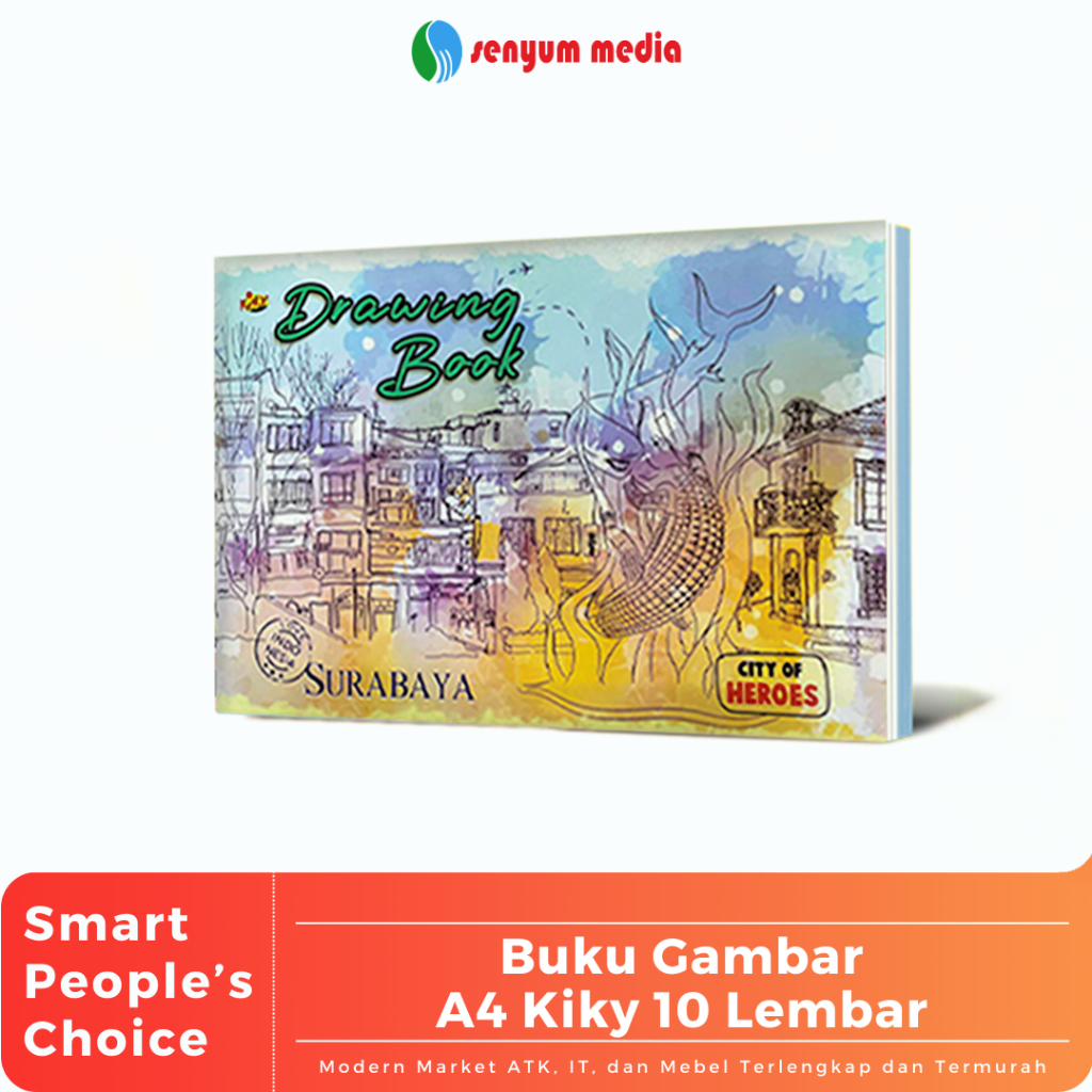 

Buku Gambar A4 Kiky 10 Lembar (1 Pack Isi 5 Buku) (S:PAK)