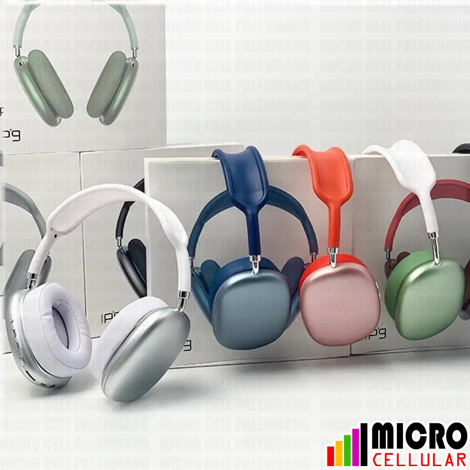 Headphone Bluetooth Bando P9 Stereo Macaron