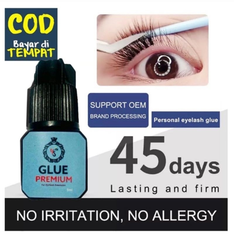READY lem Eyelash tidak perih tahan lama best seller Premium glue silver glue BP pink glue lacisel m
