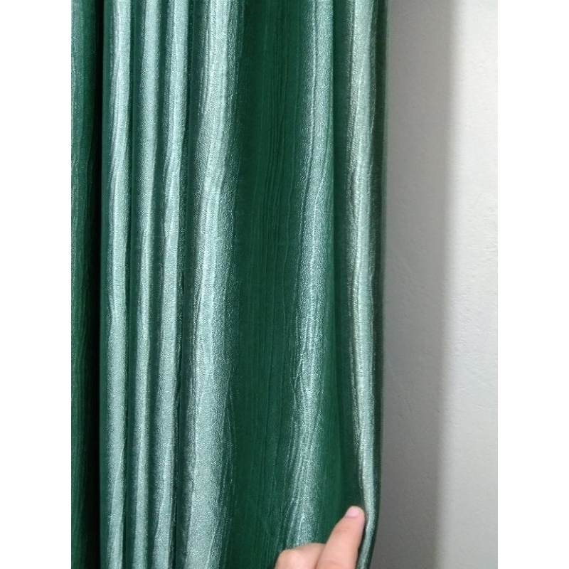 Gratis Vitrase beli 2 gorden bahan tebal blackout 90% Tosca mewah, free steam uap