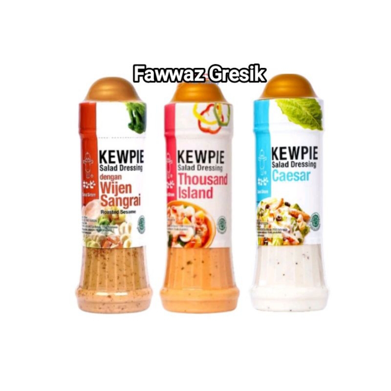 

KEWPIE SALAD DRESSING SAUS SIRAM 200 ml WIJEN SANGRAI CAESAR THOUSAND ISLAND 200ml