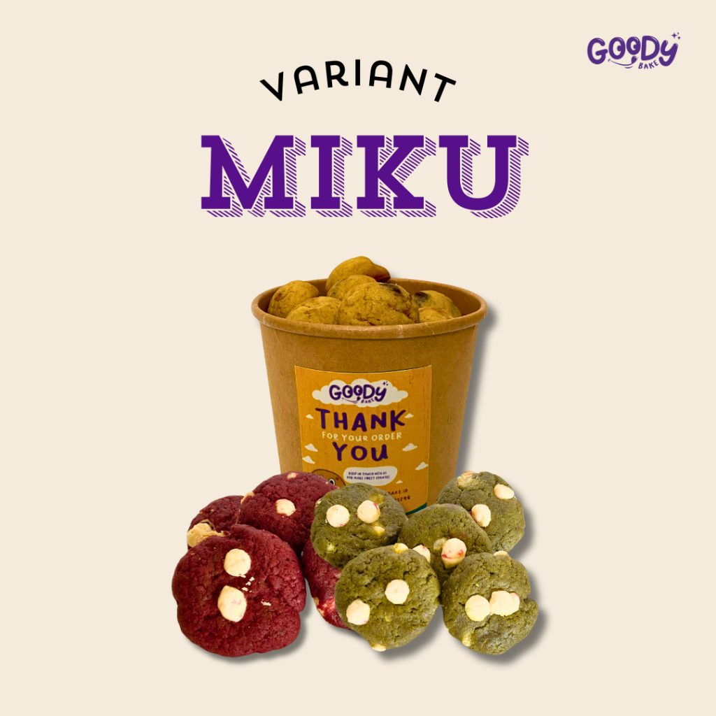 

Miku Package : Classic Chocolate, Red Velvet dan Matcha (7 gr)