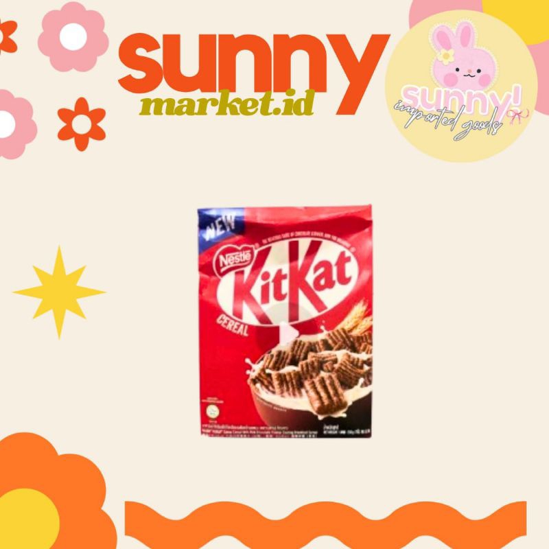 

SUNNYMARKET - TERMURAH CEREAL SEREAL SARAPAN KITKAT KIT KAT COKLAT COKELAT CHOCOLATE IMPORT IMPOR 330 GR