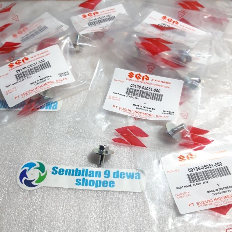 baut lampu depan reflector satria 2 tak hiu original SGP