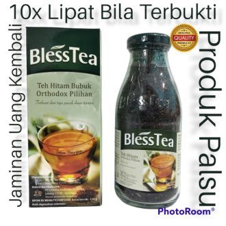 

Blesstea Botol Kemasan 110g Teh Hitam Original asli Antioksidan tinggi