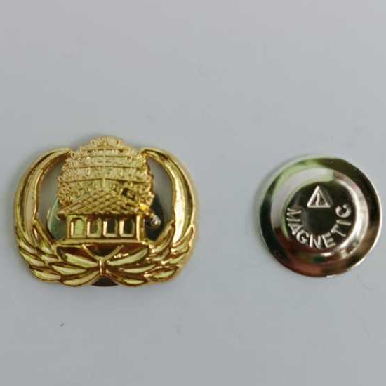 Pin kopri magnet Kuningan dan silver Pin PNS