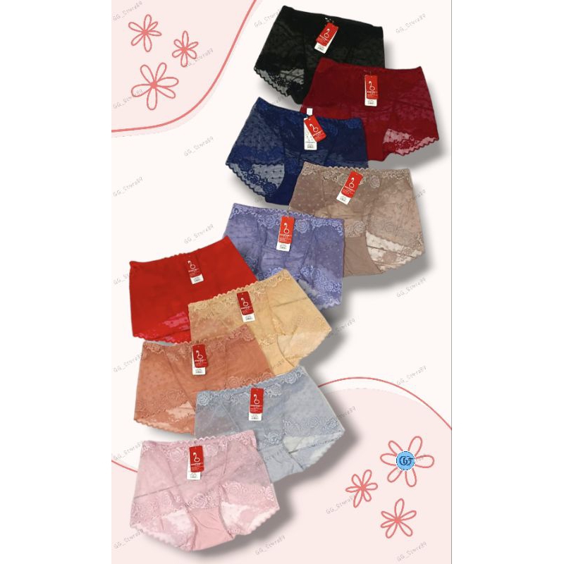 CD Sexy Transparan / CD Wanita bahan halus / Celana Dalam Brukat Renda Import / CD Katun ( ISI per B
