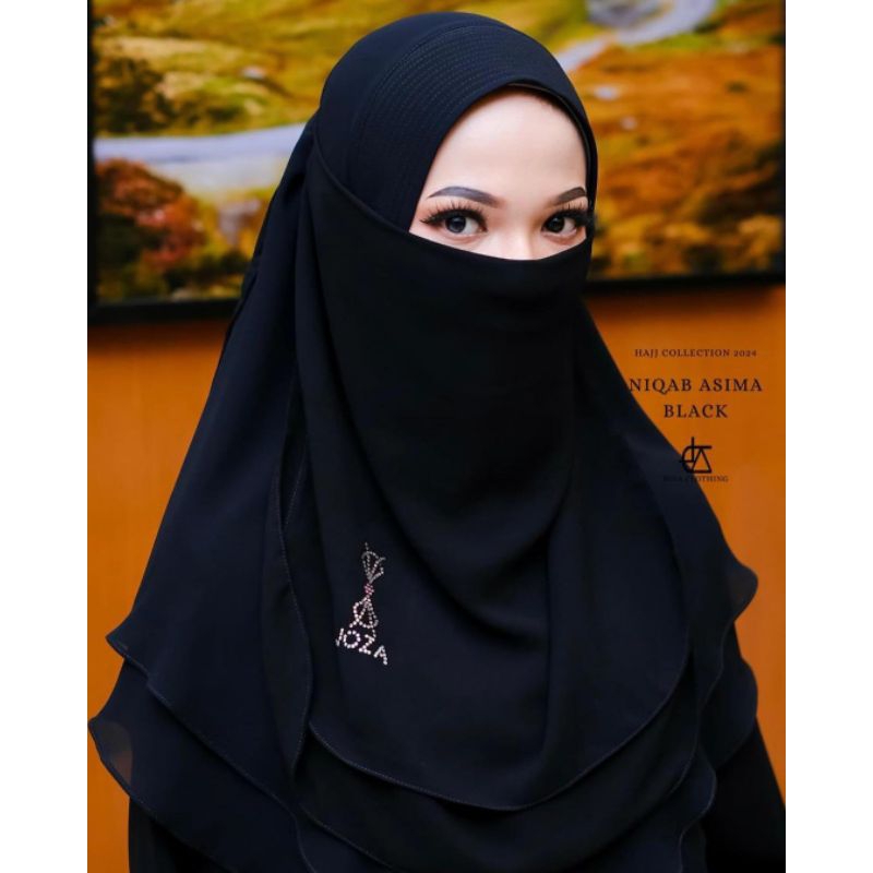 Niqab Asima by Joza | Niqab Hitam | Cadar | Joza Clothing | D'Hijab of Mey