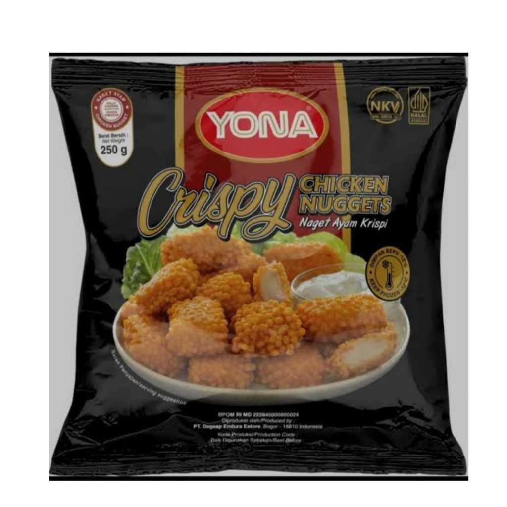 

YONA CRISPY CHICKEN NUGGET 250GR & 500GR (NAGET AYAM)