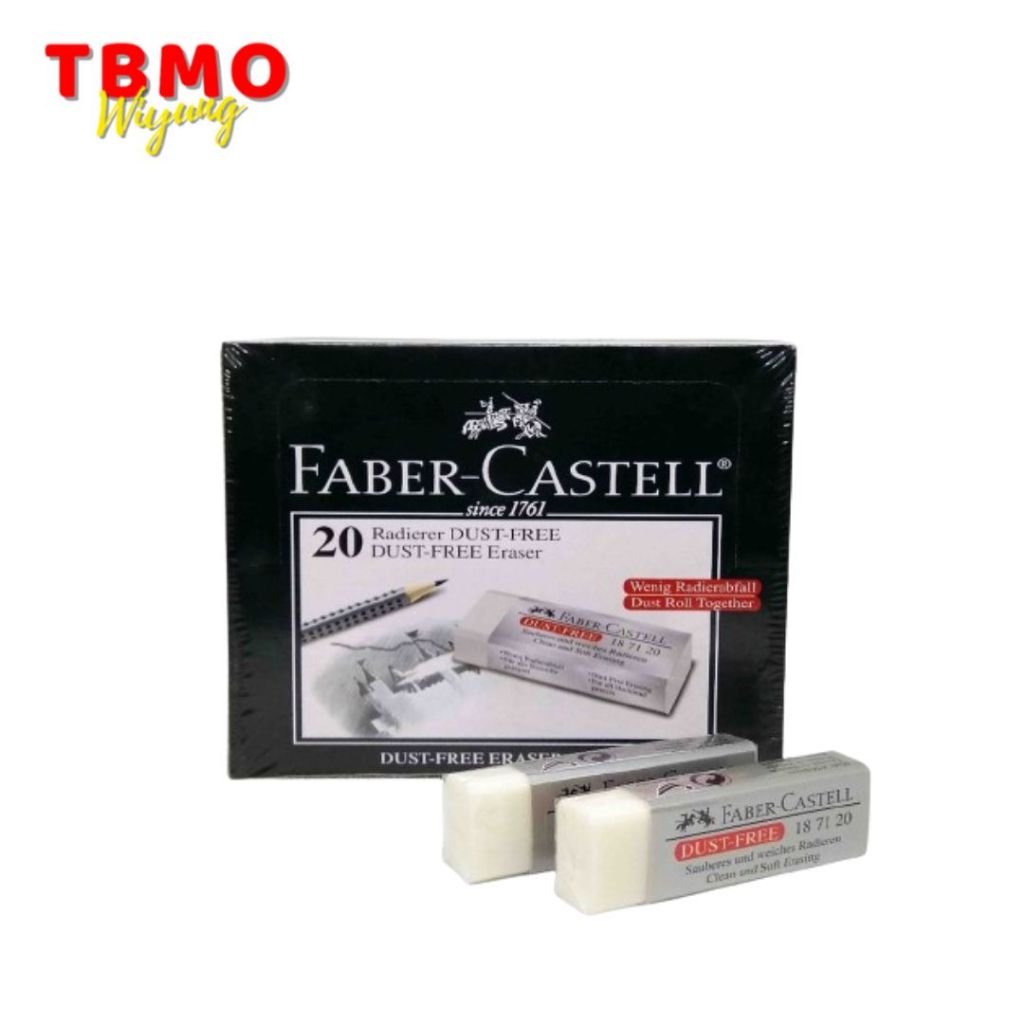 

Tbmo Penghapus Eraser Dust-Free 187996 20X Indo Faber-Castel 187120