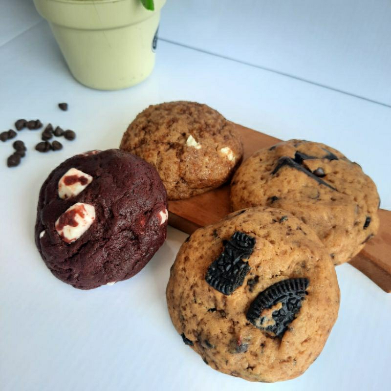 

Soft Cookies Medium Viral Murah Enak Chewy Mulai 4ribuan