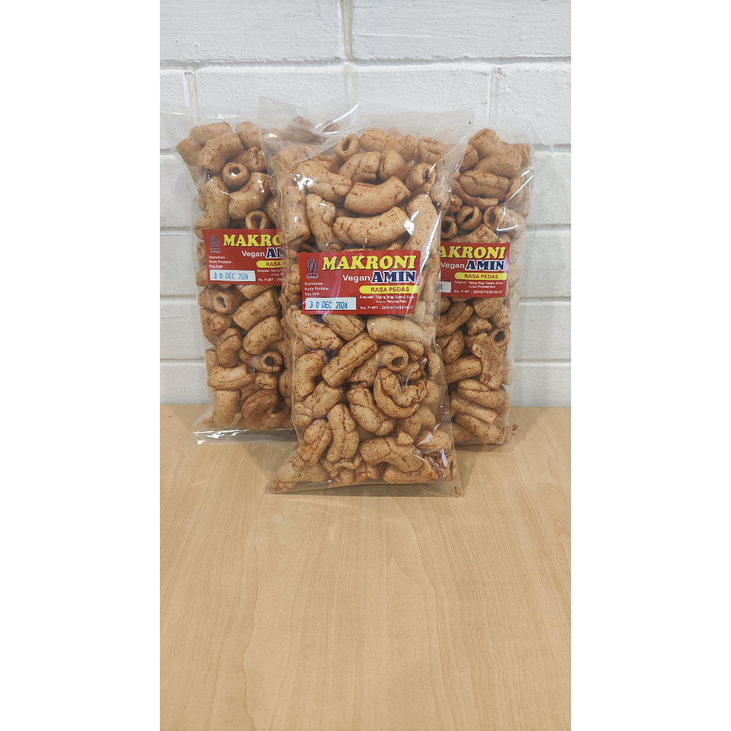 

KERUPUK VEGETARIAN DAN VEGAN VARIAN RASA MAKARONI